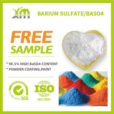 White Precipitated Barium Sulfate 98% For Powder Coating Barium Sulphate Formula